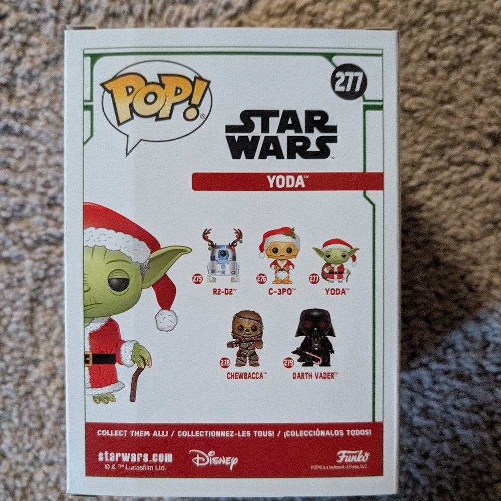 Funko Pop! Star Wars Yoda As Santa - Picture 3 of 6